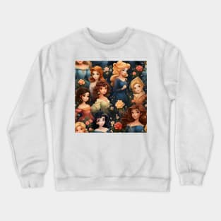 Princesses Pattern 10 Crewneck Sweatshirt